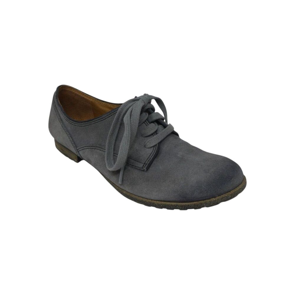 Naya Tiber Gray Leather Lace‎ Up Oxford Shoes Womens 7.5